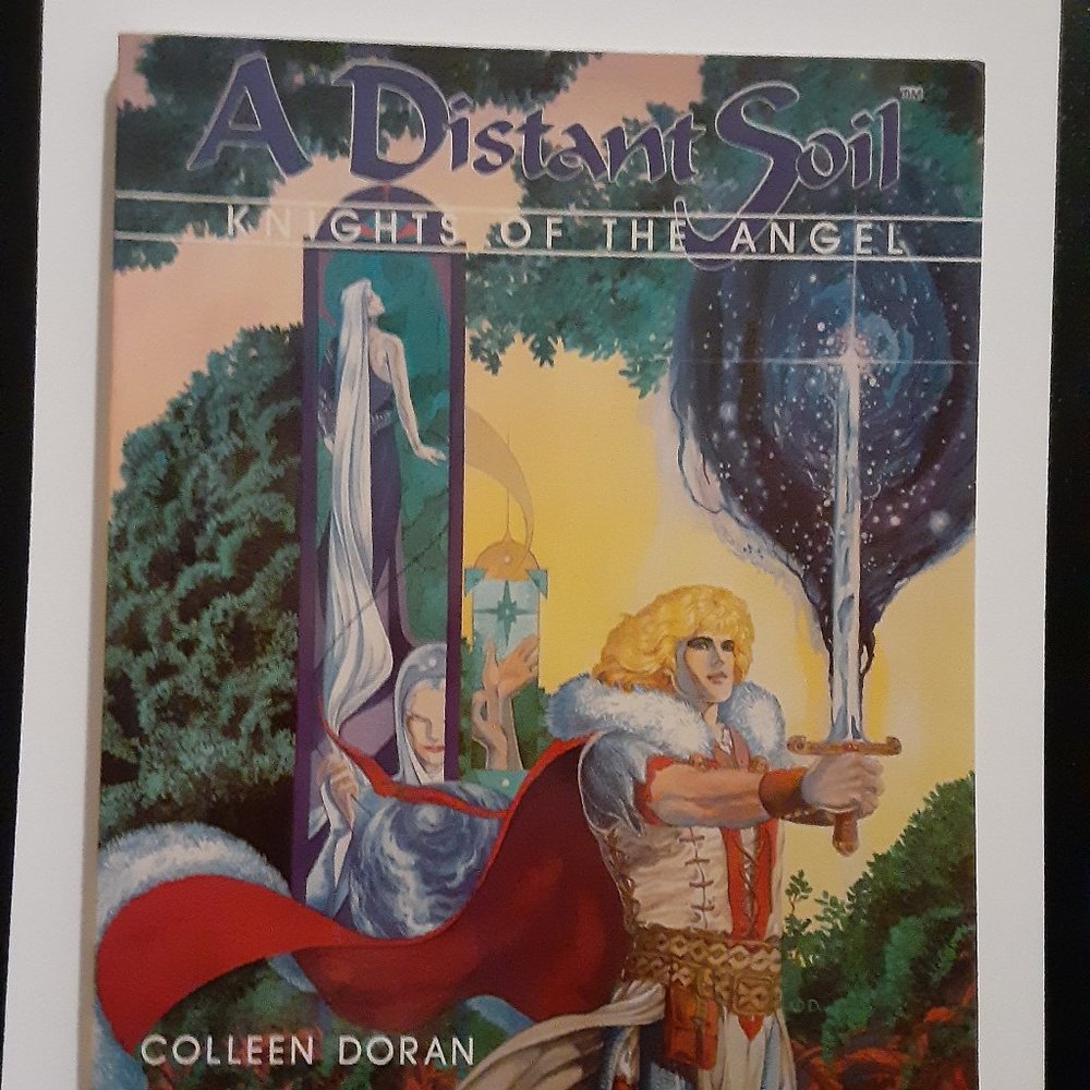A DISTANT SOIL:KNIGHTS OF THE ANGEL COLEEN DORAN FIRST PRINT (1989)